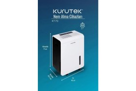 Resim Kurutek KT70 (Wi-Fi + ION) Nem Alma ve Hava Temizleme Cihazı 