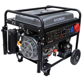 Resim Hyundai HHY12000E-3 10Kw 380V Marşlı 27l Bakır Sargı Trifaze Benzinli Jeneratör 