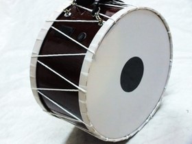 Resim Turkish Percussion 31 X 18 Cm Kid Size Drum Davul W/ Light / Sticks 