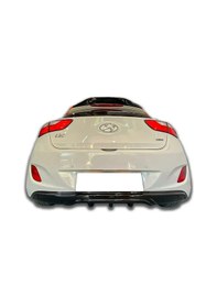 Resim Hyundai İ30 Difüzör Difizör Plastik Parlak Siyah 2012-2017 Arka-difizör-bodykit-ek-custom-karlık 