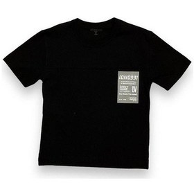 Resim Zekids Erkek Çocuk Pamuklu Baskılı Tshirt-14173 SIYAH 