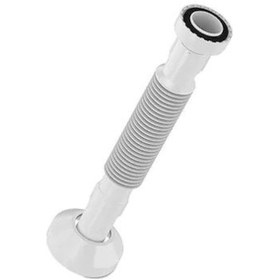 Resim İz Yapı Taşmalı Aç Kapa Körüklü Lavabo Sifonu Seramik Beyaz 