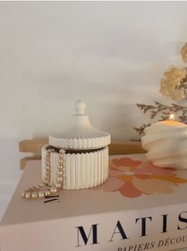 Resim Bernami Vazo Pinterest Dekoratif Kapaklı Beton Kutu Organizer , Takı Kutusu Makyaj Pamuk Kutusu Diğer 