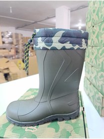 Resim ULAŞ ÇİZME Ulaş Kauçuk İçi Kürklü 33cm Avcı Çizmesi 