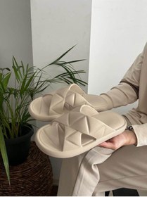 Resim Behtah Kundura Erkek Fashion Çapraz Slide Terlik Plaj Havuz Sahil Deniz Yeni Sezon 