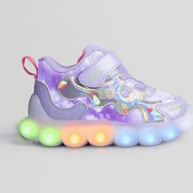 Resim Vicco Sonya Işıklı Kız Okul Öncesi Lila Spor Ayakkabı Lila 