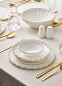 Resim Aryıldız Rs Margaret Gold 54 Parça Porselen Yemek Takımı AR263587 