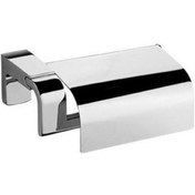 Resim Tema Premium Serisi Banyo Kapaklı Wc Tuvalet Kağıtlığı Krom Tema