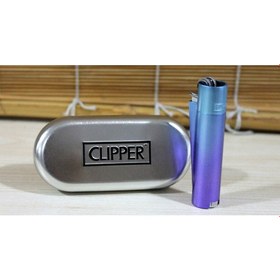 Resim Clipper Metal Çakmak Buz Mavisi 