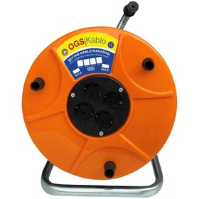 Resim OGS Seyyar Makaralı Uzatma Kablo 3x1,5 mm 35 Metre OGSKABLO 