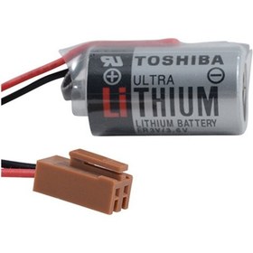 Resim Toshiba Uyumlu Er3V 3.6V Konnektörlü Plc. Cnc Lithium Pil 