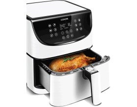 Resim Cosori Premium XXL 5.8-Quart ( 5.5 Litre ) - 1700W Dokunmatik Panelli Yağsız AirFryer Fritöz - Beyaz 
