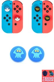 Resim beboncool Nintendo Switch/Switch OLED/Switch Lite Analog Koruyucu Silikon Pad 