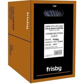 Resim FRISBY CAT6 Utp 24AWG 305m Saf Bakır Kablo 0 50mm FNW-CAT628 
