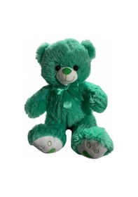 Resim Renkli Peluş Ayı 50 Cm Yeşil Çok Renkli 