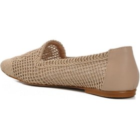 Resim Aspor Bej Tekstil Örgülü Kadın Babet Çok Renkli 