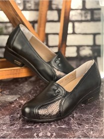 Resim Ghattix E16 Günlük Hafif Mevsimlik Rahat Kadın Anne Ayakkabı Siyah Siyah 