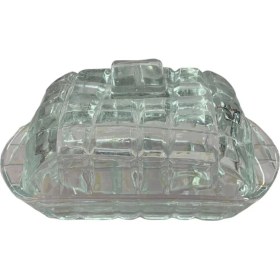 Resim Gri Cam Tereyağlık ve Tereyağ Kabı, Şık ve Kullanışlı Mutfak Aksesuarı 