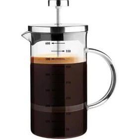 Resim Cambu Borosilikat French Press Ateşe Dayanıklı Demlik 600 ml 