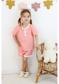 Resim Çift Renkli Waffle Takım Pudra 