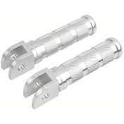 Resim Hightower Silvery Cnc Alüminyum Motosiklet Step Ayaklık - Kaymaz Yüzey, Kolay Montaj, Honda Dax Monkey Atv 