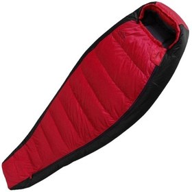 Resim Alaska Kaz Tüyü -32ºc Uyku Tulumu Kırmızı 