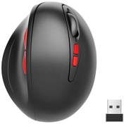 Resim Hxsj T33 2.4ghz Ergonomik Optik Kablosuz Mouse Siyah 