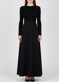 Resim Lina Viskon Kloş Etek Siyah - L/XL 