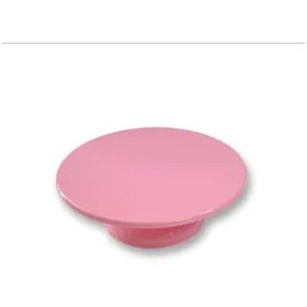Resim Plastik Döner Pasta Sıvama Standı 32 Cm Pembe N11.2714 
