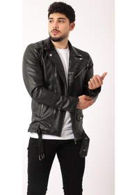 Resim Stilkombin Stil Kombin Kuzey Beli Kemerli Suni Deri Ceket Bl 1261(553208203) 
