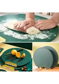 Resim Buffer Doğrama Kesme Tahtası Standlı Kesim Panosu 