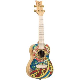 Resim Ortega RUAR-MI Art Series Concert Ukulele (Mystic India) 