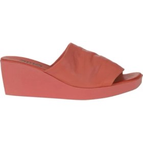Resim Bueno Shoes Mercan Deri Kadın Dolgu Topuklu Terlik 01WY2404 01WY2404 