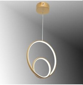 Resim TT AYDINLATMA Tt004-esk Göz Modeli Eskitme Boyalı (3 Renk Işık Modüllü) Led Avize Eskitme 
