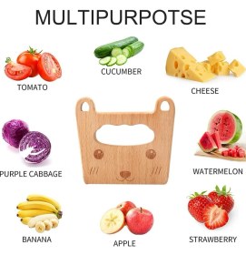 Resim Çocuklar Için Güvenli Mutfak Bıçakları Ahşap Kesici Güvenli Yemek Pişirmek Için Mutfak Kesme Oyuncak Dıy Çocuk Pişirme Şef Kesici Meyve Kek (Yurt Dışından) 