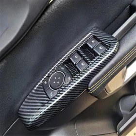 Resim Steellaar Rhd Pencere Camı Kaldırma Trim Anahtarı Düğme Panel Çerçevesi (Yurt Dışından) 