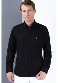 Resim G785 Dewberry Erkek Gömlek-siyah-1 Siyah-1 