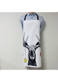 Resim Paredora Geyikli Mutfak Önlüğü 