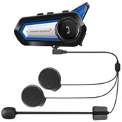 Resim Nr95 Bt31 Motosiklet Kask Intercom Bluetooth Kulaklık Gürültü 