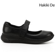 Resim Gönderi R Siyah Mary Jane Dolgu Taban Hakiki Deri Ayakkabı Siyah 