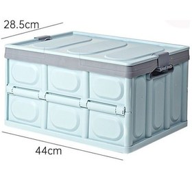 Resim Luckystar1 Araba İç Aksesuarları Katlanabilir Araba Saklama Kutusu 30l Mavi 