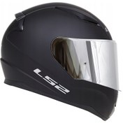 Resim Ls2 Rapid 2 Mat Si̇yah Fullface Motosi̇klet Kaskı Gri̇ Camlı 