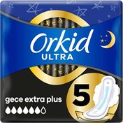 Resim Orkid Ultra Extra Tekli Gece Extra Plus Tekli Paket 5 Ped 