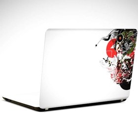 Resim Müzik Tasarım Laptop Sticker 17 inch (39X27CM) 