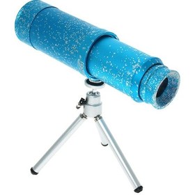 Resim 50x50 Panda Metal Gövde Tek Gözle Büyük Mercek Korsan Dürbün Mavi 