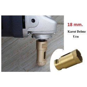 Resim Mermer Granit Fayans Beton Taş Delme Ucu Pancı Elmas Karot Profes 