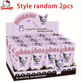 Resim 2 Adet Sanrio Kuromi Gizem Kutusu - Pastel Mor ve Pembe Renkli Sevimli Kuromi Süsleri, Rastgele Sürpriz Anime Figürler Masaüstü, Araba, Telefon İçin - Montaj Gerekmez, Mükemmel Sanrio Koleksiyon Hediyesi, Araç Aksesuarları, Eğlenceli Estetik, Dayanıklı Koleksiyonluk Karakter Figürü, Kawaii Tutkunlar İçin, Masa Dekoru, PVC Figür, Koleksiyon Parçası, Hediye Alışverişi 