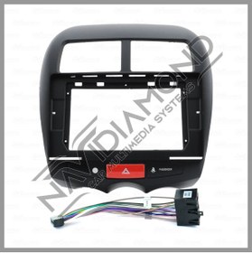 Resim NAVİDİAMOND MITSUBISHI ASX 2010-2019 Uyumlu ANDROİD TEYP ÇERÇEVE (10 INCH) - SOKET - CANBUS 