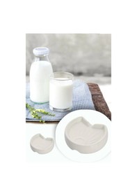 Resim Qniay Pratik Süt Taşırmaz Milk Saver Süt Kaynama Uyarı Aparatı Beyaz 