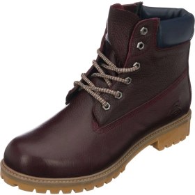 Resim Costo Shoes TLAND0802 Bordo Deritimber Land Style Kışlık Büyük Numara Erkek Bot Sıcak Astar Rahat Geniş Kalıp 4 